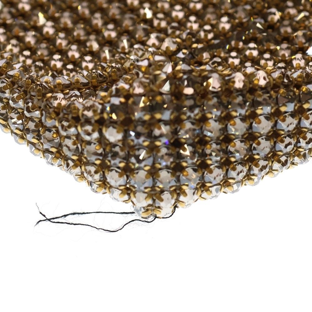 Saint Laurent Paris Suzanne Pave Crystal Satin Leather Shoulder Bag Top Handle — view 5