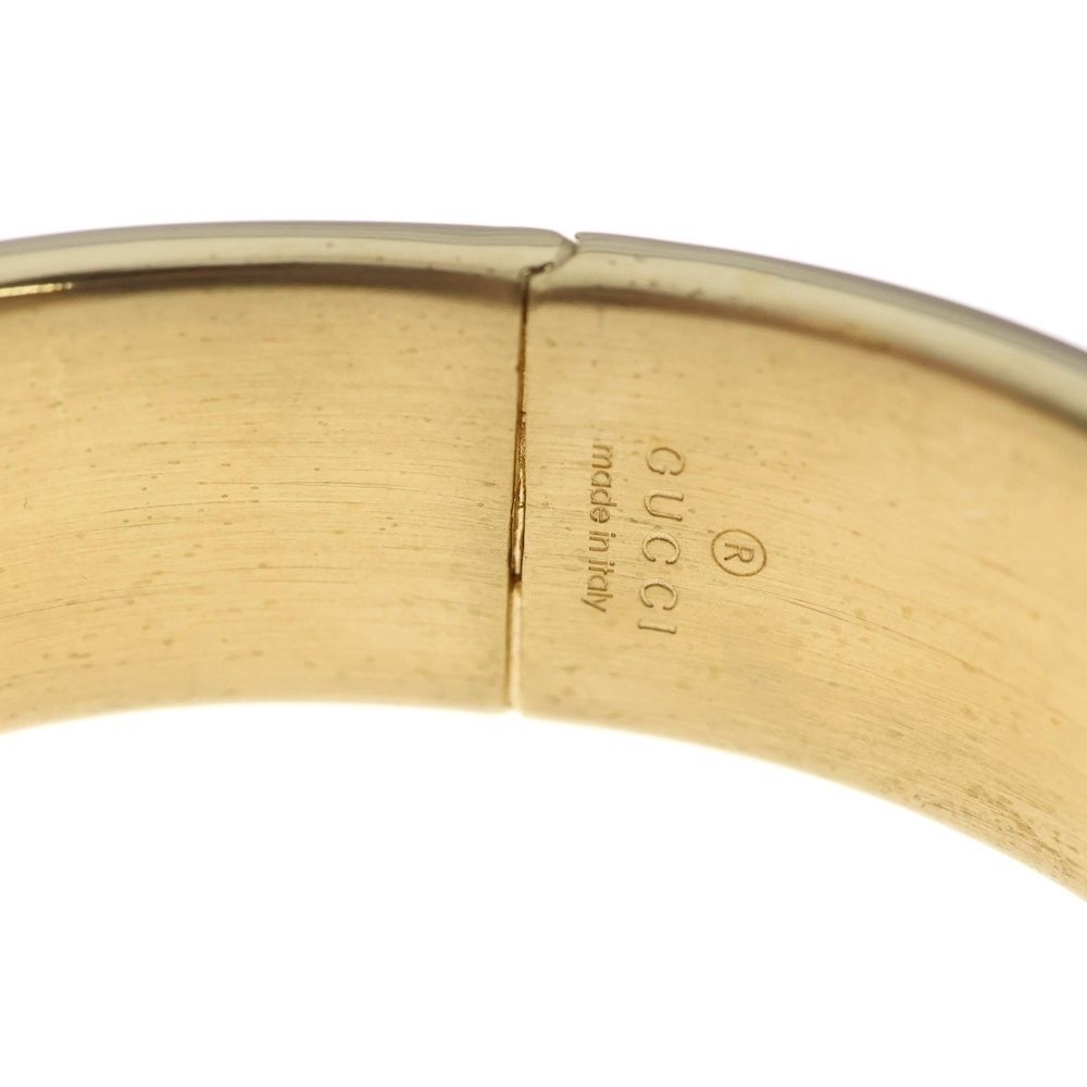 Gucci Interlocking Lacquer Calf Bracelet Bangle Purple — view 5