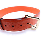 Gucci Guccissima Leather Belt Orange — view 4