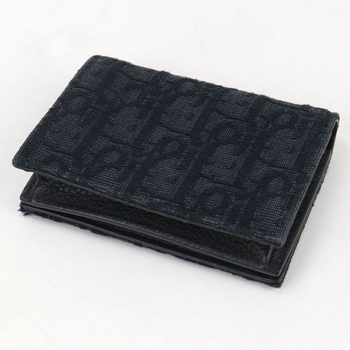 Dior Business Card Holder Oblique Jacquard — view 2