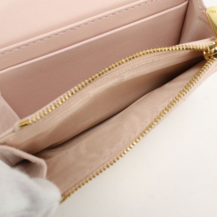 Dior Glycine Wallet Joli Bifold Lambskin — view 5