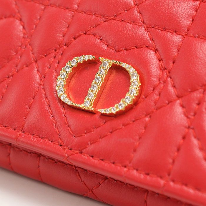 Dior Glycine Wallet Caro Bifold Lambskin — view 4