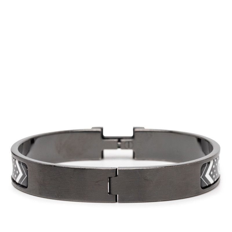 Hermes Click HH Bandana Black White Metal — view 3