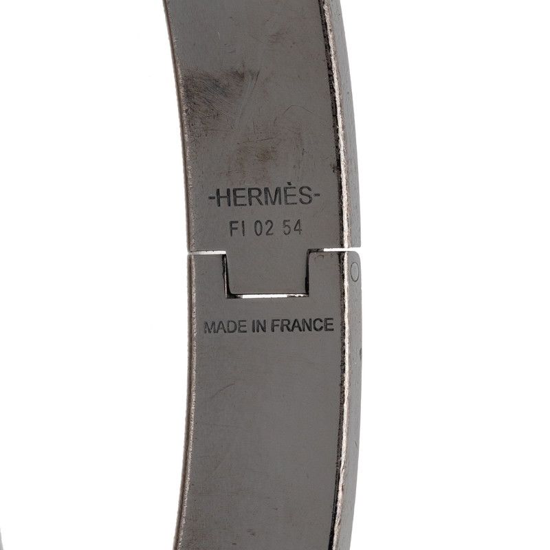 Hermes Click HH Bandana Black White Metal — view 4