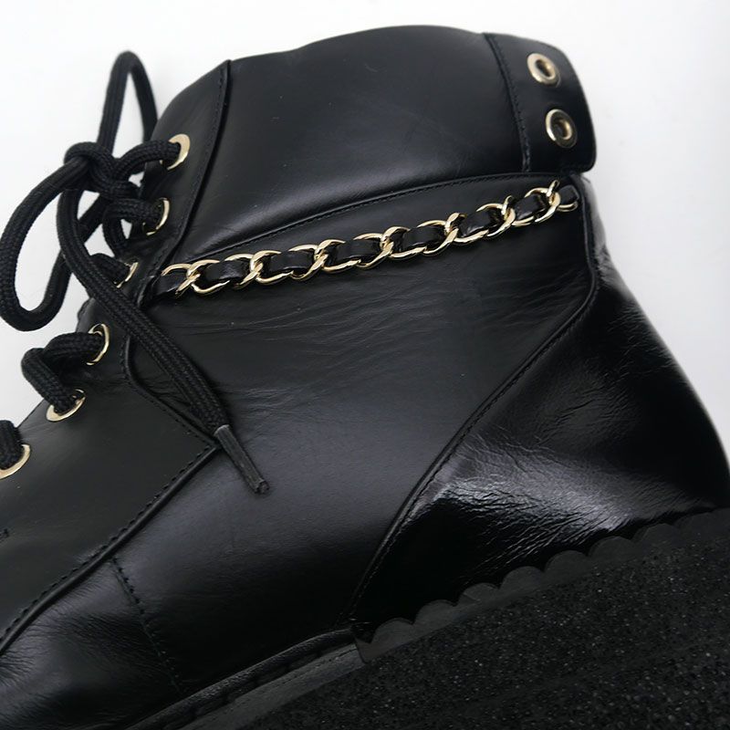 Chanel Short Boots Platform 37 Shoes — view 5