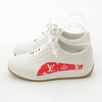 Louis Vuitton Supreme Low Cut Sneakers White Red 7 2 — view 3