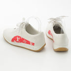 Louis Vuitton Supreme Low Cut Sneakers White Red 7 2 — view 4