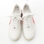 Louis Vuitton Supreme Low Cut Sneakers White Red 7 2 — view 2