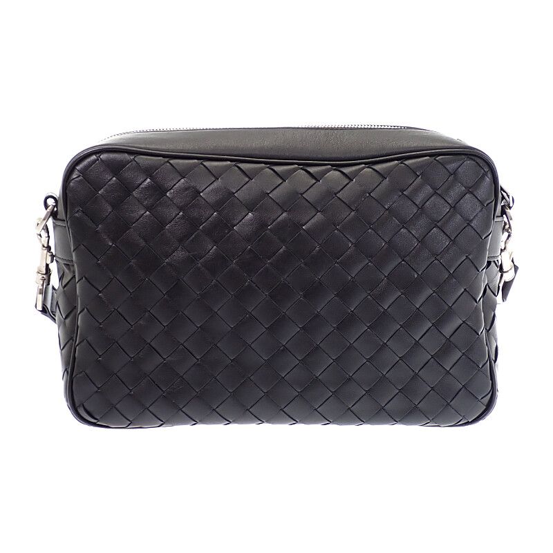 Bottega Veneta Intrecciato Camera Shoulder Bag Calf Black — view 4