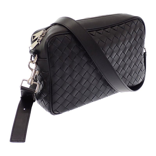 Bottega Veneta Intrecciato Camera Shoulder Bag Calf Black — view 2