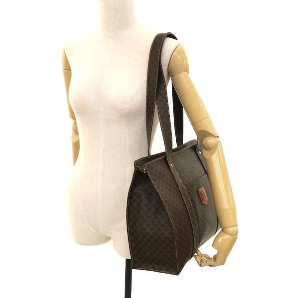 Celine Tote Canvas Brown — view 9