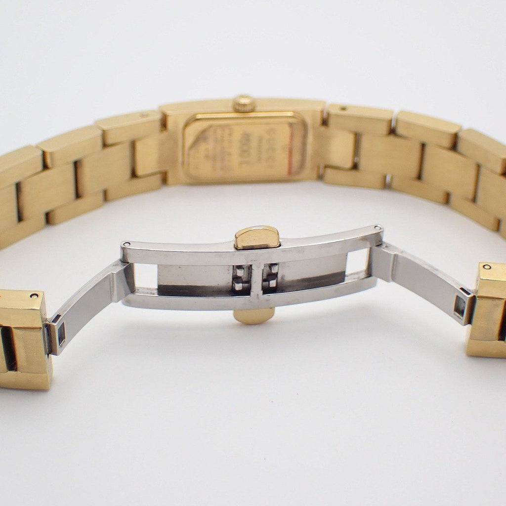 Gucci Bracelet Watch Quartz Gold Black Dial — view 6