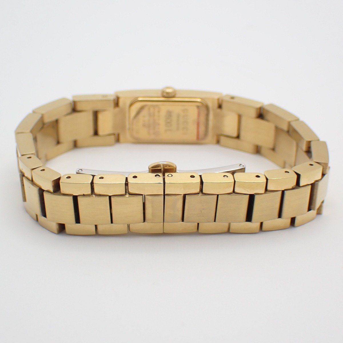 Gucci Bracelet Watch Quartz Gold Black Dial — view 3