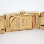 Gucci Bracelet Watch Quartz Gold Black Dial — view 9