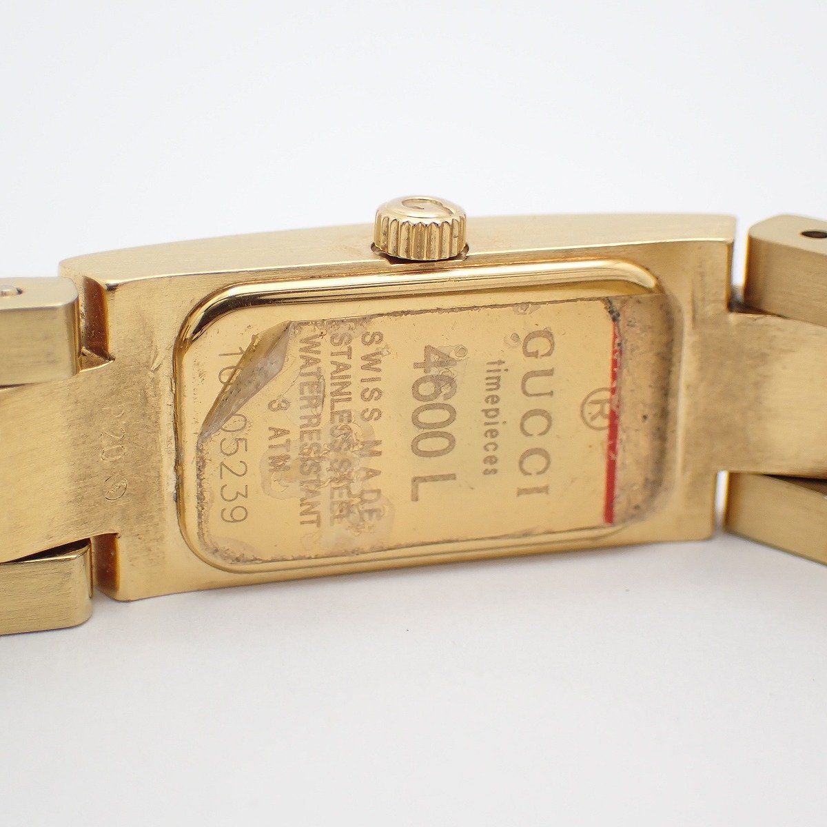 Gucci Bracelet Watch Quartz Gold Black Dial — view 9