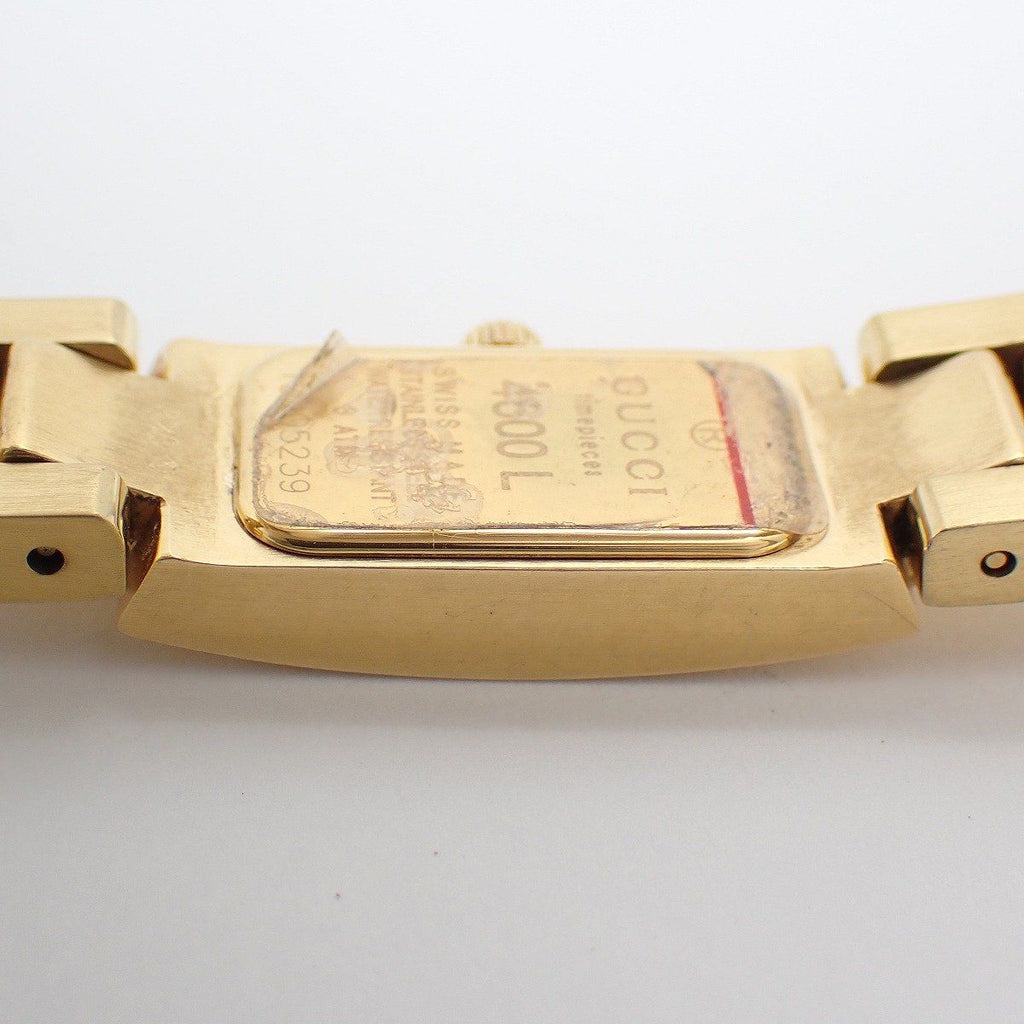 Gucci Bracelet Watch Quartz Gold Black Dial — view 8