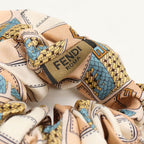 Fendi Set of 2 Zucca Scrunchie Silk Shoulder Bag — view 4