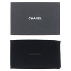 Chanel CC Logo Caviar Leather Chain Shoulder Bag Black — view 5