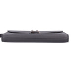 Hermes Sac a Depeches 24 Veau Epsom Black Clutch — view 4