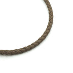 Hermes Leather Bracelet Ruri Double Tour Gray Silver — view 7