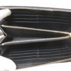 Saint Laurent Yves Stitch Zip Around Monogram YSL Wallet Leather — view 3