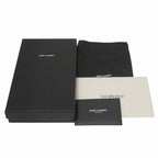 Saint Laurent Yves Stitch Zip Around Monogram YSL Wallet Leather — view 5