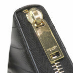Saint Laurent Yves Stitch Zip Around Monogram YSL Wallet Leather — view 7