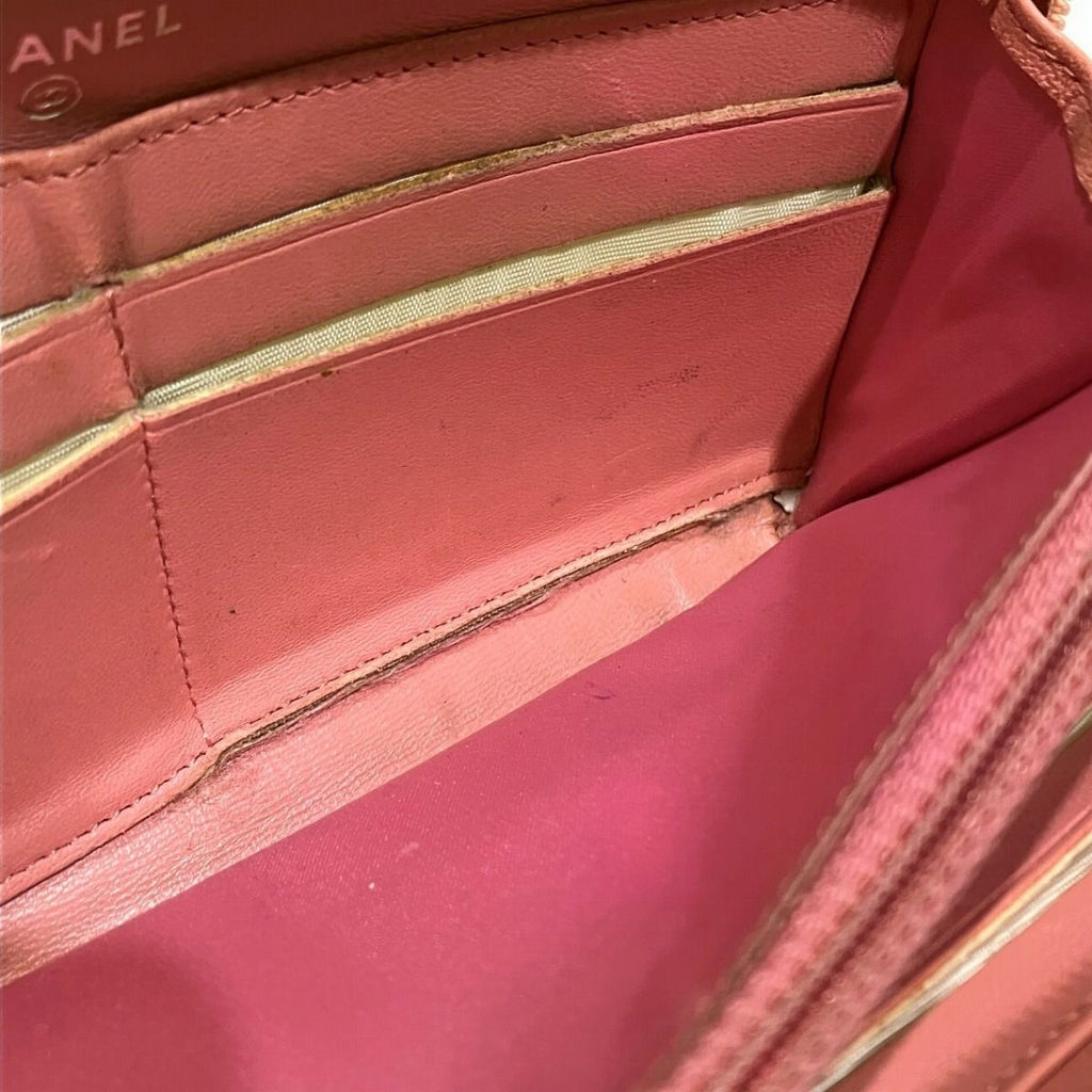 Chanel Camellia Wallet Leather — view 9