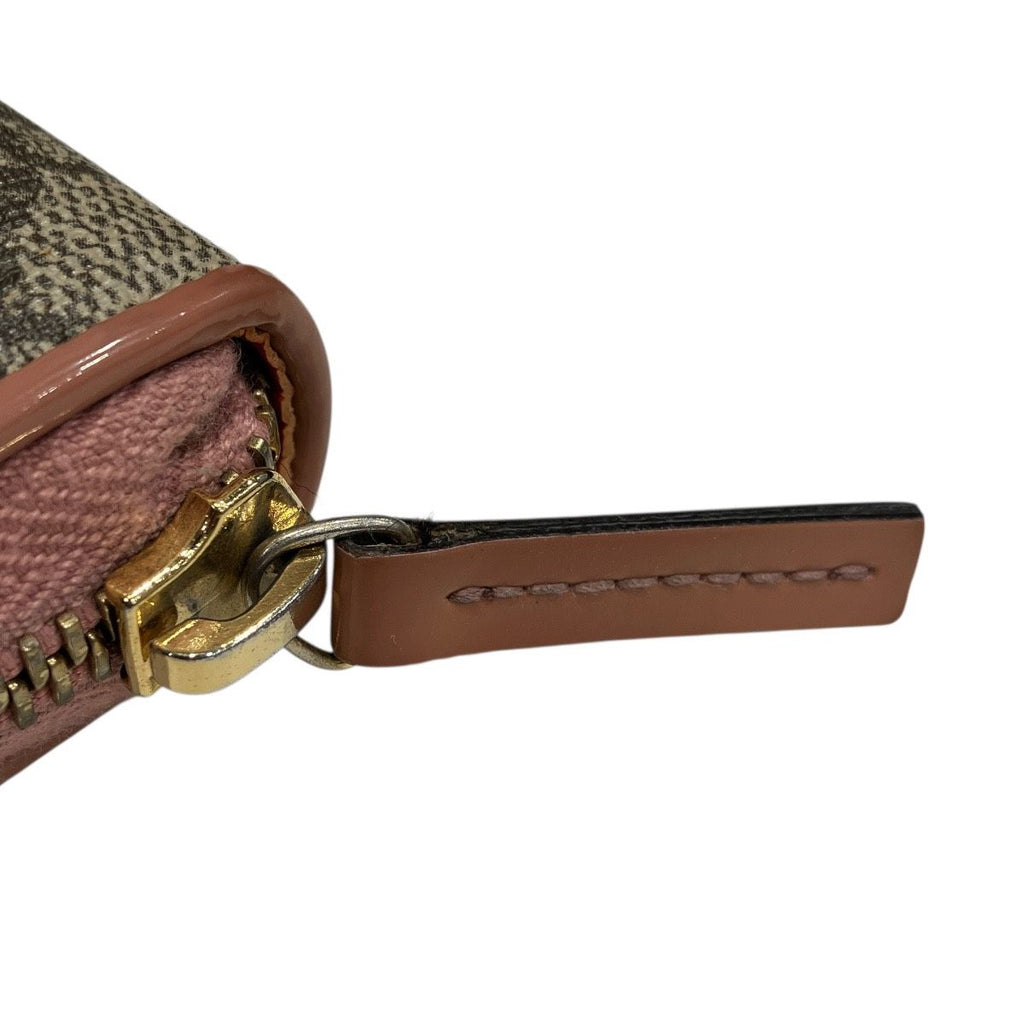 Gucci GG Supreme Wallet Canvas Beige Pink — view 9