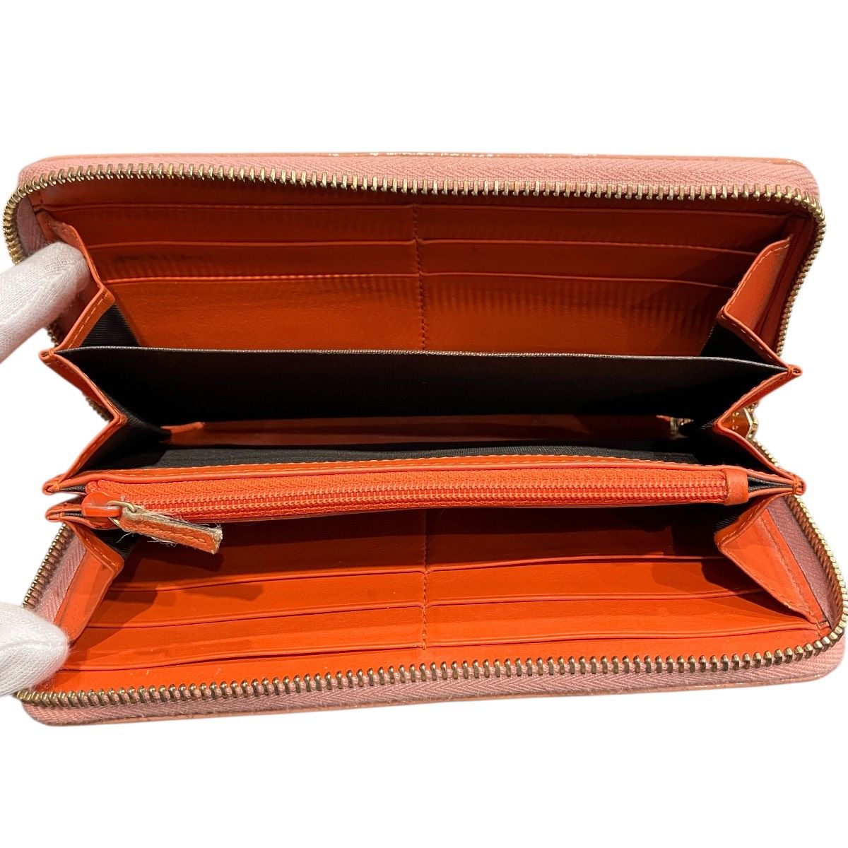 Gucci GG Supreme Wallet Canvas Beige Pink — view 3