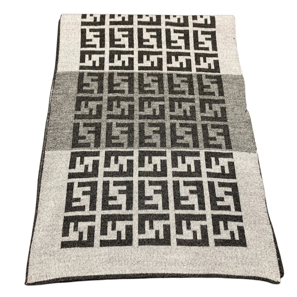 Fendi Scarf Wool Gray — view 2