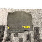 Fendi Scarf Wool Gray — view 3