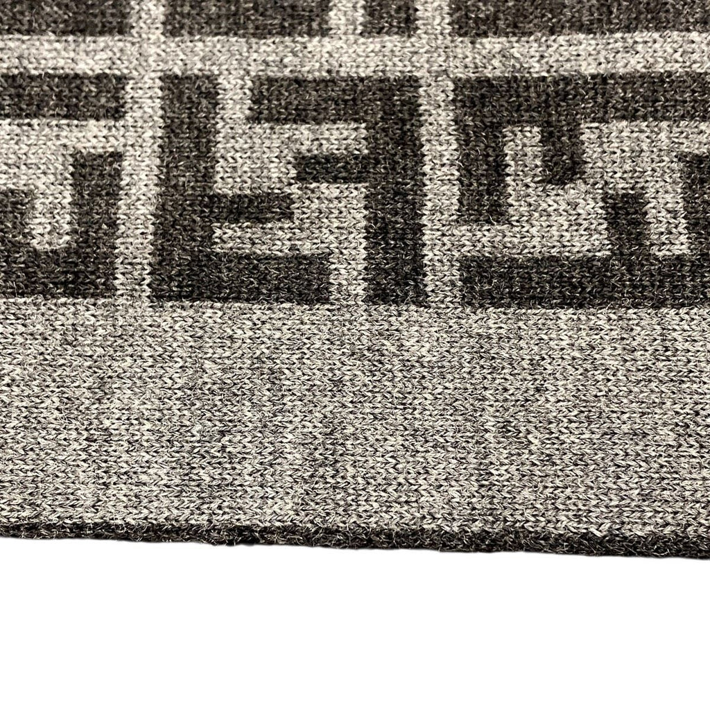 Fendi Scarf Wool Gray — view 7