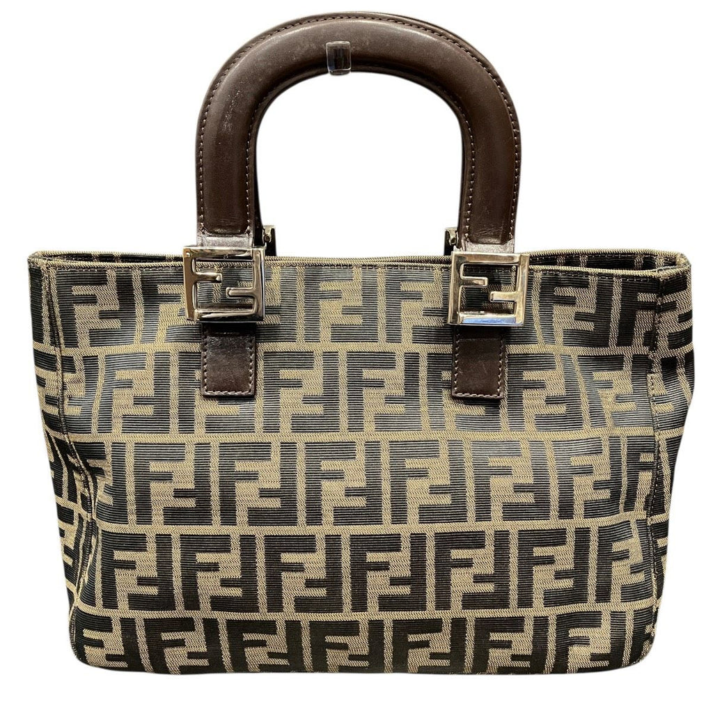 Fendi Handbag Nylon Leather — view 2