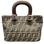 Fendi Handbag Nylon Leather — view 2