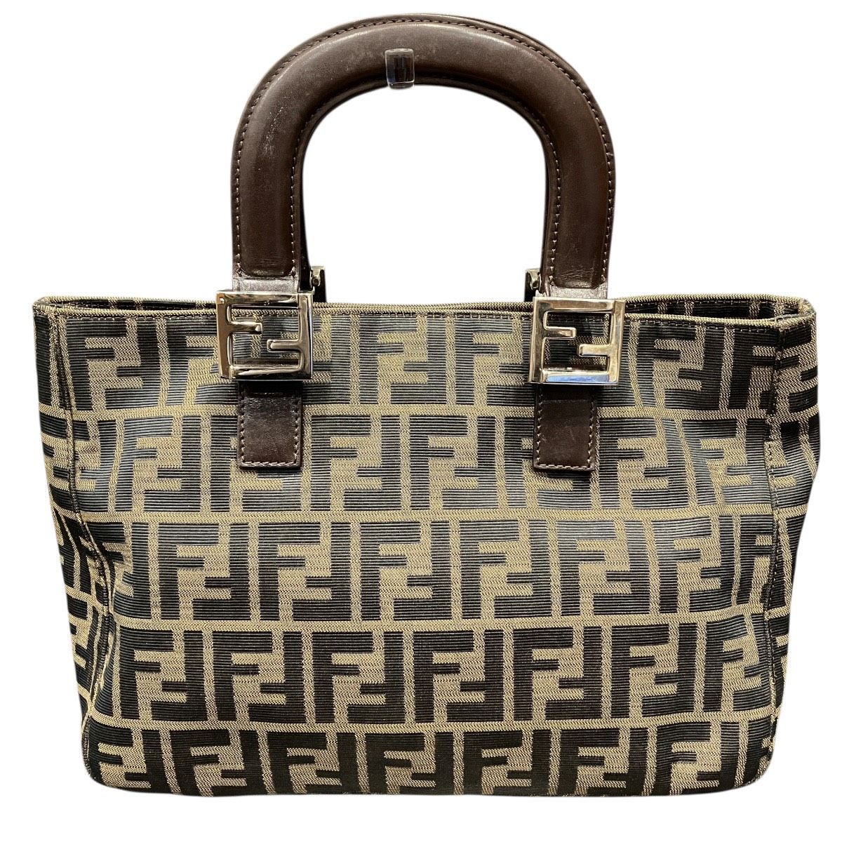 Fendi Handbag Nylon Leather — view 2