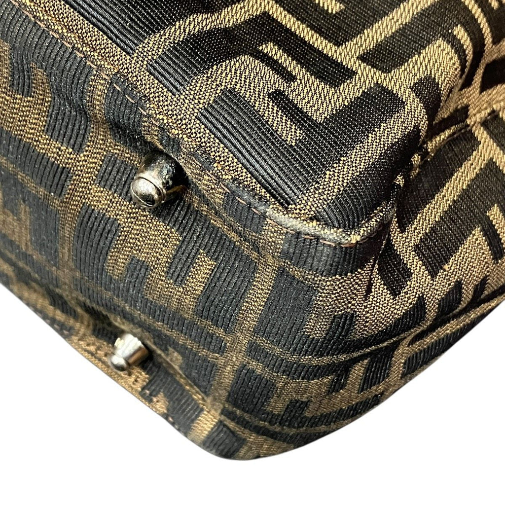 Fendi Handbag Nylon Leather — view 8