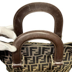 Fendi Handbag Nylon Leather — view 6