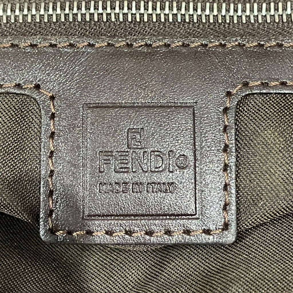 Fendi Handbag Nylon Leather — view 4
