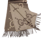 Gucci Scarf Wool Brown — view 4
