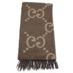 Gucci Scarf Wool Brown — view 2