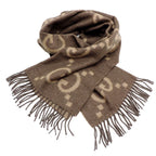 Gucci Scarf Wool Brown — view 3
