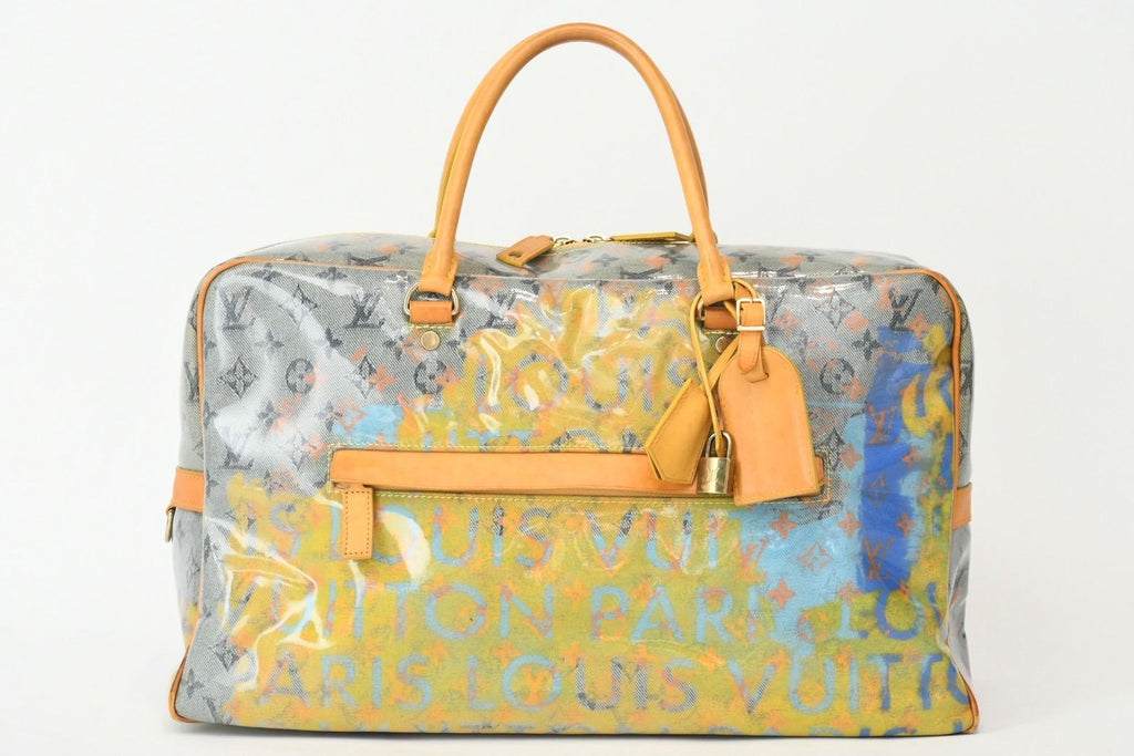 Louis Vuitton Weekender GM Handbag Monogram Pulp Leather