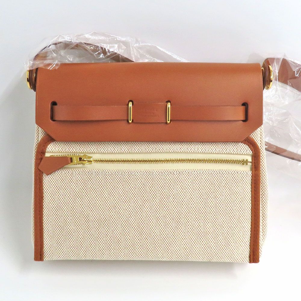 Hermes Herbag Zip 20 Manufactured Brown — view 2