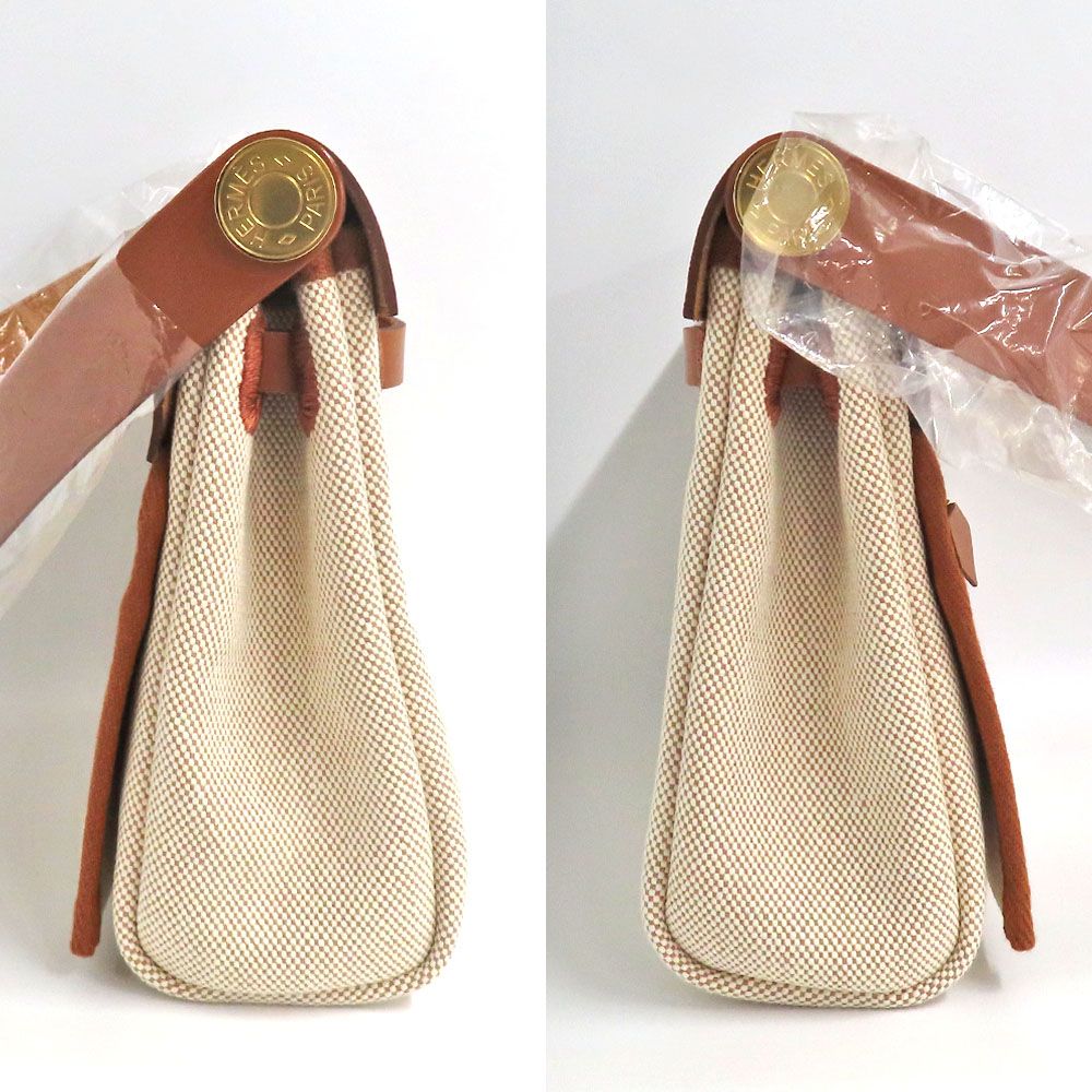 Hermes Herbag Zip 20 Manufactured Brown — view 4