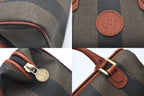 Fendi Pecan Pi Buishi Leather Boston Handbag Brown — view 7