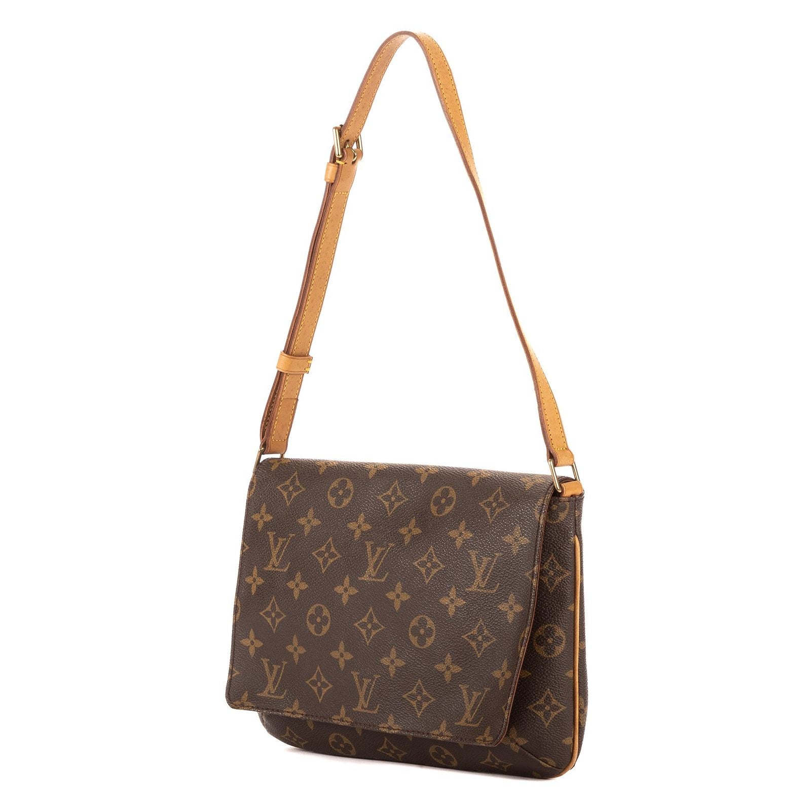 Louis Vuitton Musette Tango Brown Monogram Canvas Shoulder Bag — view 2