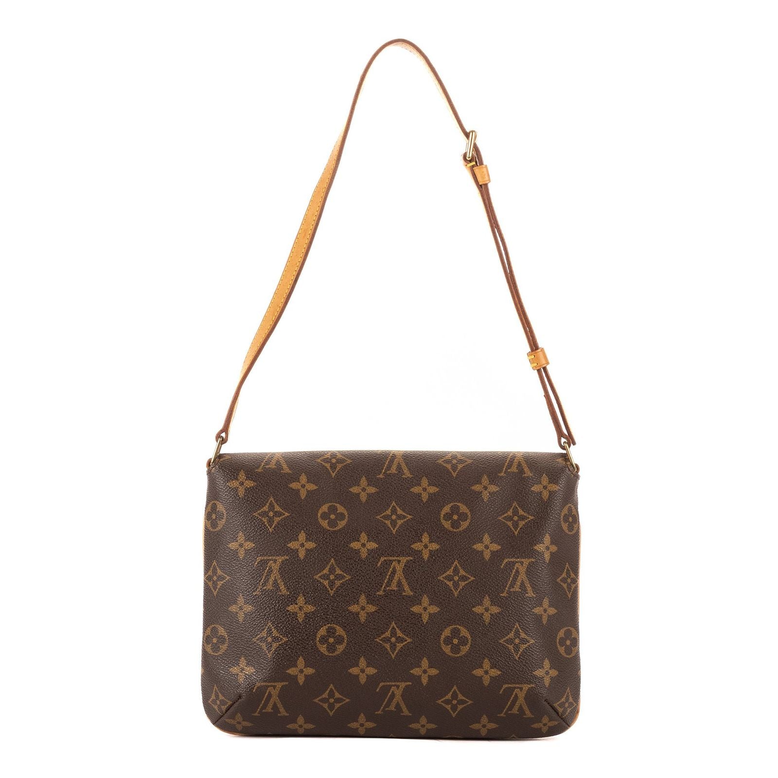 Louis Vuitton Musette Tango Brown Monogram Canvas Shoulder Bag — view 5