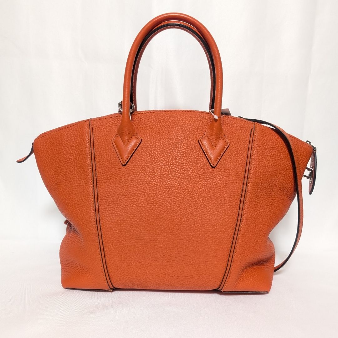 Louis Vuitton Parnassea Lockit PM Orange 2-Way Leather Shoulder Bag — view 2