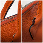 Louis Vuitton Parnassea Lockit PM Orange 2-Way Leather Shoulder Bag — view 6